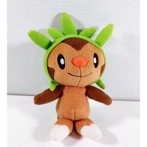 Pokemon XY Chespin Plush Toy Stuffed Animal 7" Tomy 2013